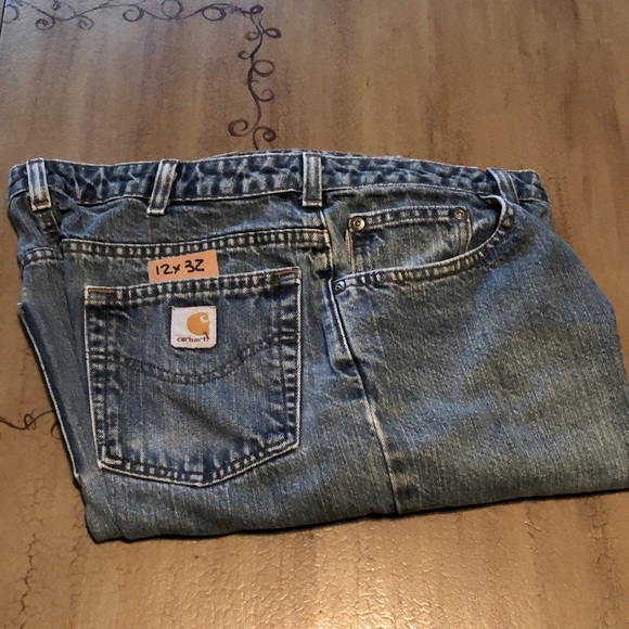 Women’s Carhartt 12 X 32 work jeans - Picture 1 of 8